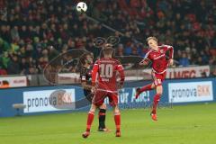 1. Bundesliga - Fußball - Bayer Leverkusen - FC Ingolstadt 04 - rechts Florent Hadergjonaj (33, FCI)