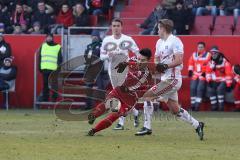 1. Bundesliga - Fußball - FC Ingolstadt 04 - Hamburger SV HSV - Alfredo Morales (6, FCI)  Lewis Holtby (8 HSV)