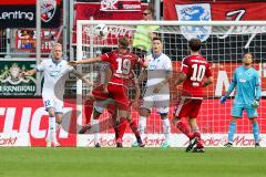 1. BL - Saison 2016/2017 - FC Ingolstadt 04 - TSG 1899 Hoffenheim - Max Christiansen (#19 FCI) - Pascal Groß (#10 FCI) - Foto: Meyer Jürgen