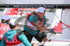 1. Bundesliga - Fußball - FC Ingolstadt 04 - Audi Sailing Experience - Kampf mit dem Wind Cheftrainer Markus Kauczinski (FCI)