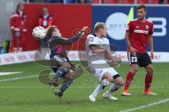 2. BL - Saison 2018/2019 - FC Ingolstadt 04 - SC Paderborn 07 - Marco Knaller Torwart (#16 FCI) - Robin Krausse (#23 FCI) - Foto: Meyer Jürgen