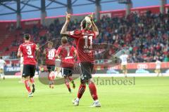 2. Bundesliga - Fußball - FC Ingolstadt 04 - FC Erzgebirge Aue - Tor 2:1 Jubel Darío Lezcano (11, FCI)