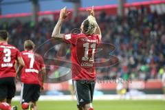2. Bundesliga - Fußball - FC Ingolstadt 04 - FC Erzgebirge Aue - Tor 2:1 Jubel Darío Lezcano (11, FCI)