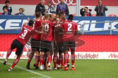 2. Bundesliga - Fußball - FC Ingolstadt 04 - FC Erzgebirge Aue - Tor Jubel FCI Thorsten Röcher (29 FCI)