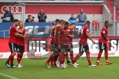 2. Bundesliga - Fußball - FC Ingolstadt 04 - FC Erzgebirge Aue - Tor Jubel FCI Thorsten Röcher (29 FCI)