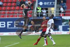 2. BL - Saison 2018/2019 - FC Ingolstadt 04 - SC Paderborn 07 - Marco Knaller Torwart (#16 FCI) shält den Ball sicher - Foto: Meyer Jürgen