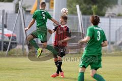 Regionaliga Bayern - FC Ingolstadt II - FC Augsburg II - Fenninger Christof #14 rot Ingolstadt - Stanese Daniel #5 grün Augsburg - Foto: Jürgen Meyer