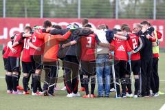U19 - A-Junioren -FC Ingolstadt 04 - FSV Erlangen - Bruck - U19 Team vor Spielbeginn - Foto: Jürgen Meyer