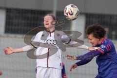 2. Bundesliga Frauen - Saison 2025/26 - FC Ingolstadt 04 Frauen - FSV Mainz - Nina Penzkofer (Nr.29 - FC Ingolstadt Frauen I) - Donner Anna blau Mainz - Foto: Meyer Jürgen