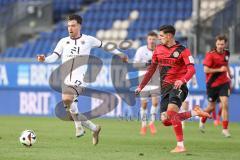 3. Liga; SV Wehen Wiesbaden - FC Ingolstadt 04; Max Besuschkow (17, FCI) Franjic Ivan-Leon (7 SVWW)