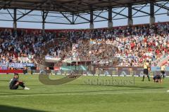 3. Liga; FC Ingolstadt 04 - TSV 1860 München; Niederlage, hängende Köpfe Pascal Testroet (37, FCI)