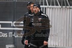 3. Liga; FC Ingolstadt 04 - Trainingsauftakt Winterpause; Max Dittgen (10, FCI) Marcel Costly (22, FCI) Moussa Doumbouya (27, FCI)