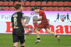 3. Liga; FC Ingolstadt 04 - SC Verl; Tor Jubel Treffer Anschlusstreffer 1:2 Jasper Maljojoki (23, FCI)
