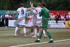 Toto - Pokal - Saison 2024/25 - DJK Hein - FC Ingolstadt 04 -  - Der 0:2 Führungstreffer durch Tim Heike (Nr.9 - FCI) - jubel - XXXXX - Foto: Meyer Jürgen