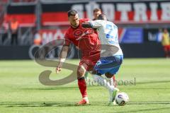 3. Liga; FC Ingolstadt 04 - FC Hansa Rostock; Faris Hapi (43, FCI) Kinsombi Christian (27 HR)