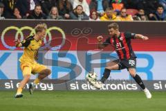 3. Liga; FC Ingolstadt 04 - Dynamo Dresden; Yannick Deichmann (20, FCI) Sterner Jonas (32 DD)