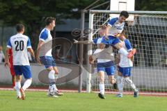 Bezirksliga - Saison 2024/25 - FC Fatih Ingolstadt - TSV Rohrbach -  Der 0:1 Führungstreffer durch Kai Suzuki weiss Rohrbach - jubel  -  Foto: Meyer Jürgen