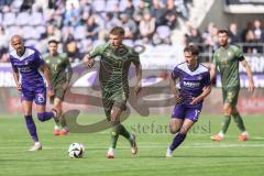 3. Liga; Erzgebirge Aue - FC Ingolstadt 04; Benjamin Kanuric (8, FCI) Nkansah Steffen (24 Aue) Sijaric Omar (11 Aue)