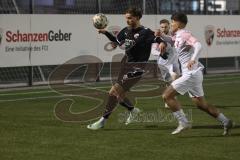 Freundschaftsspiel - Bayernliga Süd - Saison 2022/2023 - FC Ingolstadt 04 - ATSV Erlangen   - Edison Mazreku (Nr.11 - FCI II) - Rexhepi Ensar weiss Erlangen - Foto: Meyer Jürgen