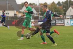 Kreisklasse - Saison 2025/26- TSV Etting - TSV Lenting - Christian Redl blau Etting - Arianit Racaj grün Lenting - Foto: Meyer Jürgen