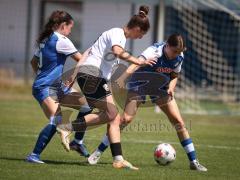 Testspiel - 2. Bundesliga Frauen - Saison 2026/27  - FC Ingolstadt 04 Frauen -  - Emma Kusch (Nr.9 - FCI Frauen) - Marlen Helmstetter - Foto: Meyer Jürgen