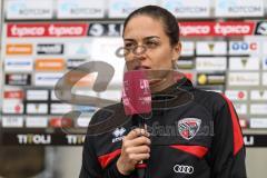 3. Liga; Alemannia Aachen - FC Ingolstadt 04; vor dem Spiel Cheftrainerin Sabrina Wittmann (FCI) Interview