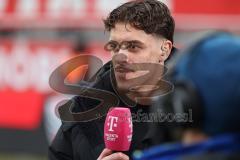 3. Liga - Saison 2025/26 - FC Ingolstadt 04 - Energie Cottbus - Dennis Kaygin (Nr.10 - FCI)  im Interview mit Magenta Sport -  - XXXXX - Foto: Meyer Jürgen