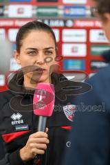 3. Liga; FC Ingolstadt 04 - SSV Ulm; Interview Cheftrainerin Sabrina Wittmann (FCI)