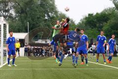 A-Junioren Bayernliga U19 - FC Ingolstadt 04 - FC Deisenhofen - Edin Radoncic beim Kopfballduell - Foto: Adalbert Michalik