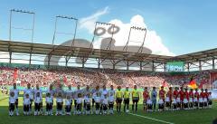 Frauen Fußball - Deutschland - Nordkorea 2:0 - Mannschaftsaufstellung