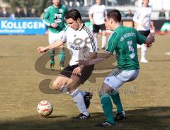 FC Gerolfing - VfB Eichstätt - links Sebastian Kreis und rechts Benjamin Hackner