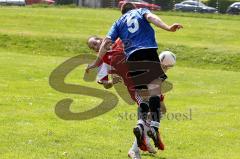 Kreisliga - FC Hepberg - Türk SV Ingolstadt - Aydin Deniz (rot Türk SV Ingolstadt) Immel Anton (blau Hepberg)  - Foto: Jürgen Meyer