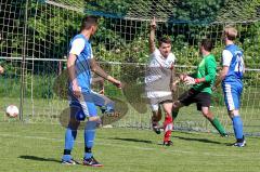 Kreisliga - TSV Ober/Unterhaunstadt - TSV Wolnzach - 2:1 Führungstreffer für Wolnzach - Foto: Jürgen Meyer