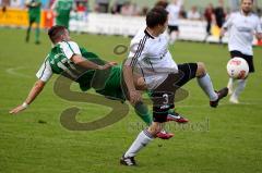 Landesliga - SV Manching - FC Gerolfing  - Hardok Eduard (weiß FC Gerolfing)  Özler Mehmet (grün Manching) - Foto: Jürgen Meyer