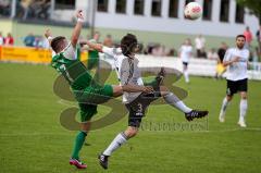 Landesliga - SV Manching - FC Gerolfing  - Hardok Eduard (weiß FC Gerolfing)  Özler Mehmet (grün Manching) - Foto: Jürgen Meyer