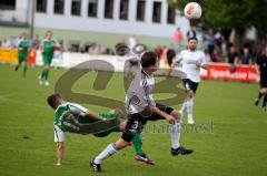 Landesliga - SV Manching - FC Gerolfing  - Hardok Eduard (weiß FC Gerolfing)  Özler Mehmet (grün Manching) - Foto: Jürgen Meyer