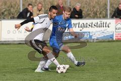 Kreisliga - TSV Etting - VfB Friedrichshofen - links Andrej Kubicek (VfB) im Zweikampf mit rechts F. Baumann-Vasek