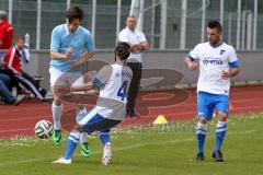 Kreisliga - DJK Ingolstadt - FC Hepberg - Wagner Bastian (blau DJK Ingolstadt) - Özata Muhammed (weiss #4 Hepberg) -  Foto: Jürgen Meyer