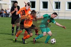 VFB Friedrichshofen - VFB Eichstätt II - Düzgün Hakan und  Stengler Waldemar (orange Friedr.hofen) - Foto: Jürgen Meyer