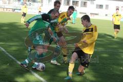 FC Gerolfing - SE Freising - Torsten Holm (grün Gerolfing) - Foto: Jürgen Meyer