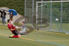 Kreisliga - TSV Gaimersheim - TSV Baar Ebenhausen -  Rindlbacher Michael rot Ebenhausen zum 2:2 Ausgleichstreffer - Jakob Tobias Torwart Gaimersheim - Foto: Jürgen Meyer