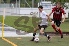 Kreisliga - TSV Gaimersheim - TSV Baar Ebenhausen -  Trebing Sebastian weiß Gaimersheim - Pelger Ralph rot Ebenhausen - Foto: Jürgen Meyer