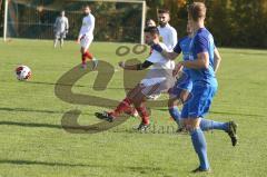 Liga Pokal Kreisliga  - TSV Ober/Unterhaunstadt - SV Kasing -  Christoph Noll weiss Kasing, trifft zum 0:1 Führungstreffer - Foto: Jürgen Meyer