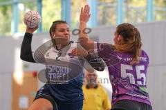 Bezirksoberliga Frauen- Saison 2026/27 - HC Donau/Paar- SpVgg Altenerding - Müller Katharina weiss HC Donau/Paar - Kaiser Verena lila Altenerding  - Foto: Meyer Jürgen