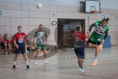 Handball - Bezirksliga - Saison 2026/27 - HC Donau/Paar - TSV Gaimersheim - Haye Jonas grün Gaimersheim  - Schroll Michael HC Donau/Paar  -  Foto: Meyer Jürgen