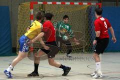 Handball - MTV Ingolstadt - MTV Pfaffenhofen - Torwart Alexander Schmidt fängt den Ball