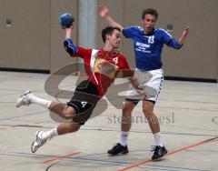 Handball - MTV 1881 Ingolstadt - ASV Dachau - Tobias Ullrich im Alleingang trifft