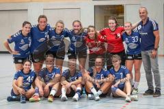 HG Ingolstadt Damen Handball Molten-CUP - 
TSV Ottobeuren - Teamfoto HG Ingolstadt mit Trainer Peter Geier