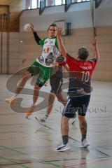 Handball - Bezirksliga - Saison 2026/27 - HC Donau/Paar - TSV Gaimersheim - Haye Jonas grün Gaimersheim - Schroll Michael HC Donau/Paar  -  Foto: Meyer Jürgen