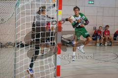Handball - Bezirksliga - Saison 2026/27 - HC Donau/Paar - TSV Gaimersheim - Wirtz Erik grün Gaimersheim - Bleicher Michael TW  HC Donau/Paar -  Foto: Meyer Jürgen
